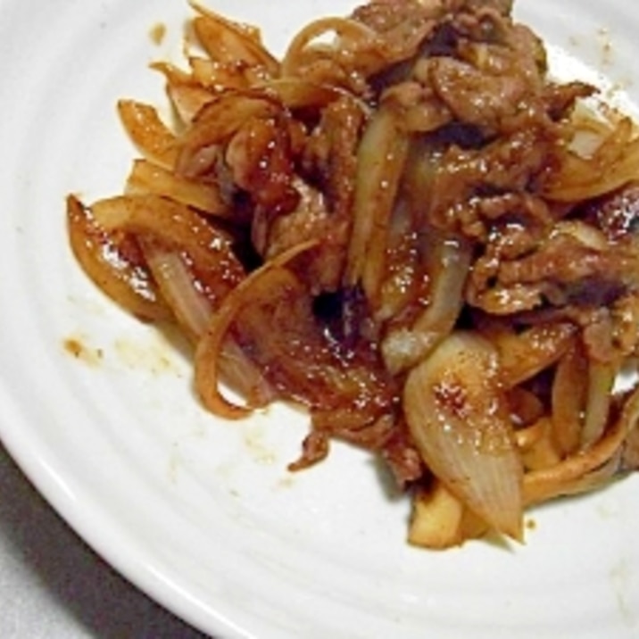 牛薄切り肉と玉ねぎのこってり炒め レシピ 作り方 By すぴかか 楽天レシピ